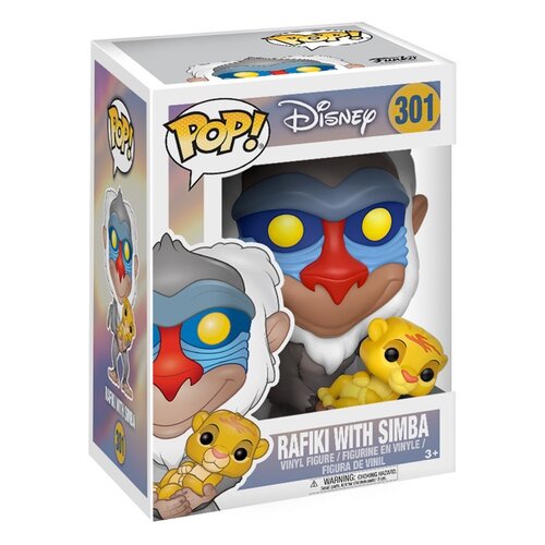 Figurka FUNKO Pop Disney Rafiki with Simba