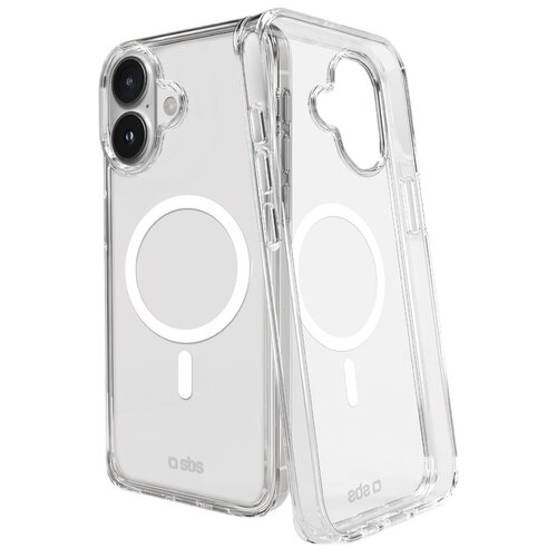 Etui SBS Light Mag MagSafe do Apple iPhone 16 Transparentny