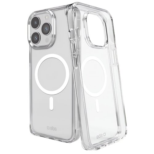 Etui SBS Light Mag MagSafe do Apple iPhone 16 Pro Transparentny