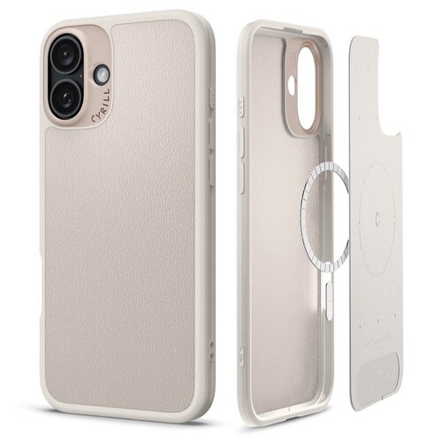 Etui SPIGEN Cyrill Kajuk MagSafe do Apple iPhone 16 Kremowy