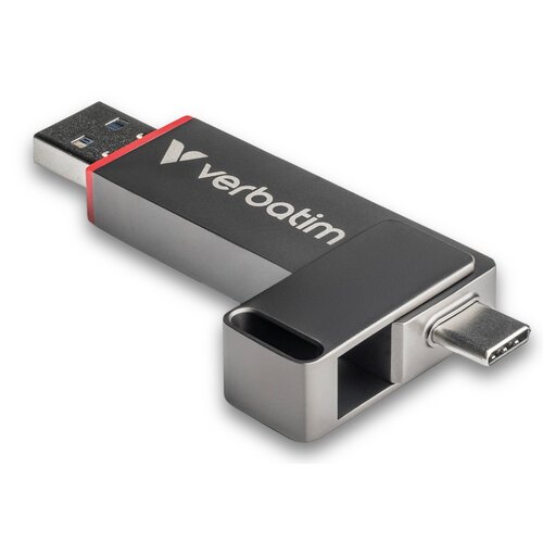 Pendrive VERBATIM Dual QuickStick 1TB, USB-C / USB 3.2 Gen 1 Czarny
