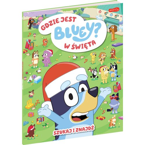 Książka Bluey Gdzie jest w święta Bluey? Szukaj i znajdź (miękka okładka)