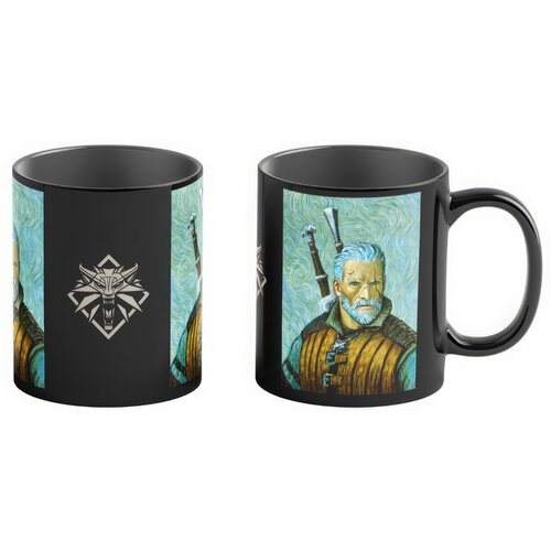 Kubek GOOD LOOT The Witcher Geralt & Vincent van Gogh