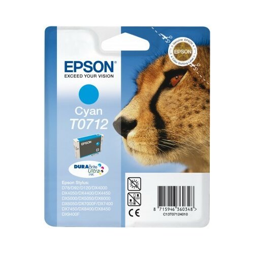 Tusz EPSON T0712 (C13T07124010) Cyan