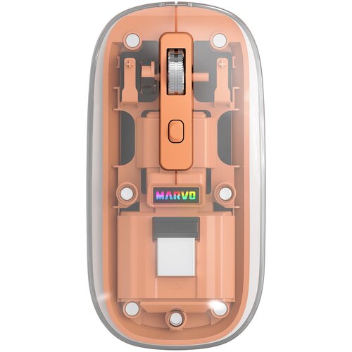 Mysz MARVO Prism B10 Pomarańczowy