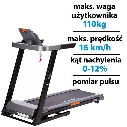 Bieżnia elektryczna HMS BE5873 1491W 16km/h