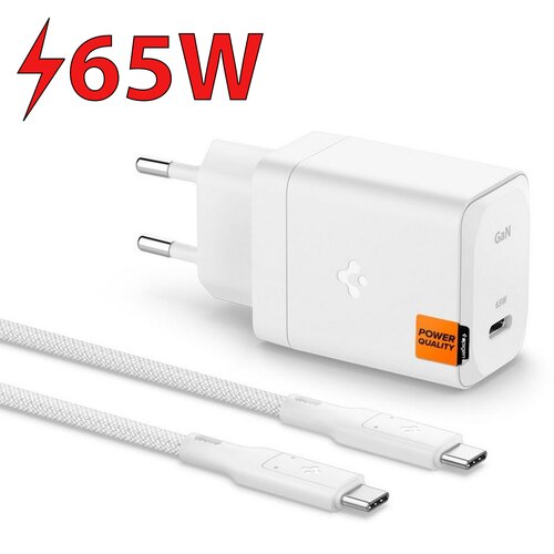 Ładowarka sieciowa SPIGEN ArcStation Pro GAN-651 65W Biały