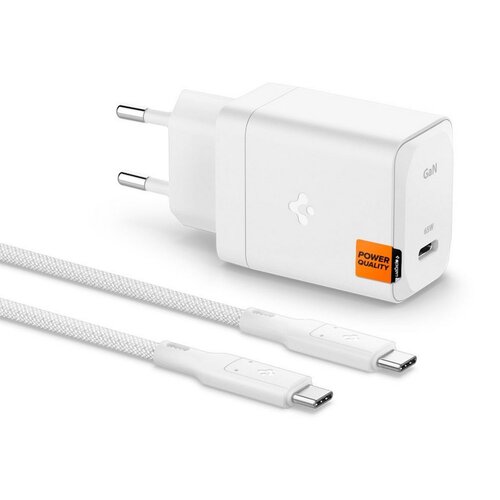 Ładowarka sieciowa SPIGEN ArcStation Pro GAN-651 65W Biały