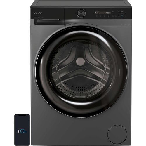 Pralka CANDY AI ProWash 700 BS 49SB8G-S 9kg 1400 obr ProActive EcoWash hOn Szybkie programy Higiena Plus Polar Gray