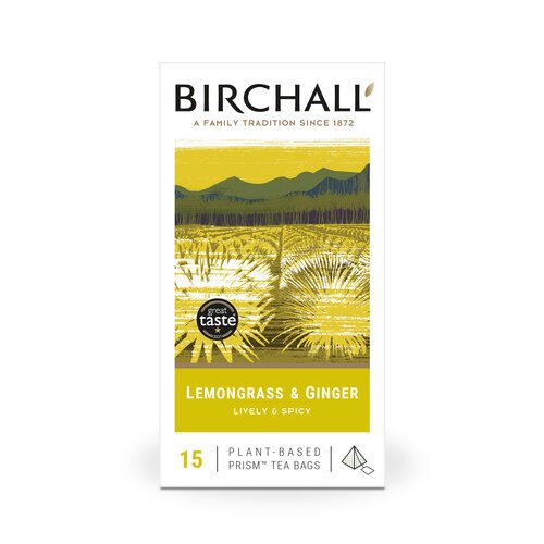 Herbata BIRCHALL Lemongrass & Ginger (15 sztuk)