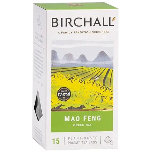 Herbata BIRCHALL Green Tea Mao Feng (15 sztuk)