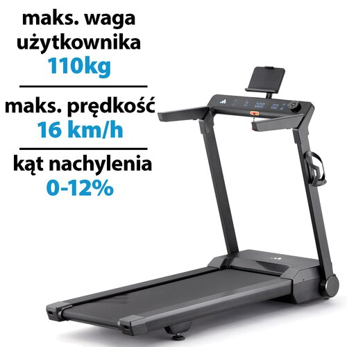Bieżnia elektryczna ADIDAS T-24C 1470W 18km/h