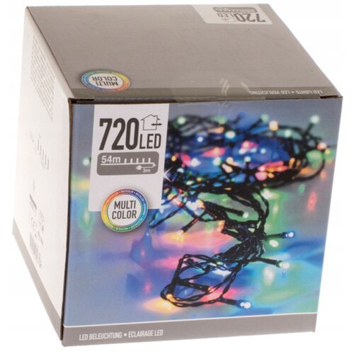 Lampki Choinkowe LED CHRISTMAS DECORATION 54m Sieciowe