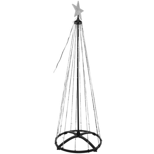 Choinka CHRISTMAS DECORATION 550LED RGB 300 cm Czarny