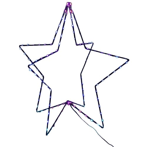 Gwiazda dekoracyjna CHRISTMAS DECORATION RGB 120 Led