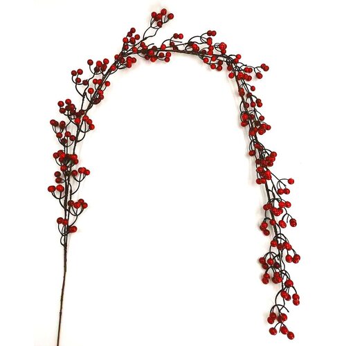 Gałązka SASKA GARDEN Girlanda z owoców czerwonej jarzębiny 160 cm