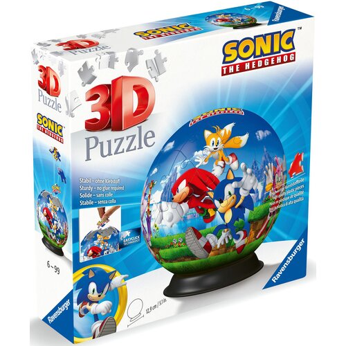 Puzzle 3D RAVENSBURGER Sonic Kula 11592 (72 elementy)