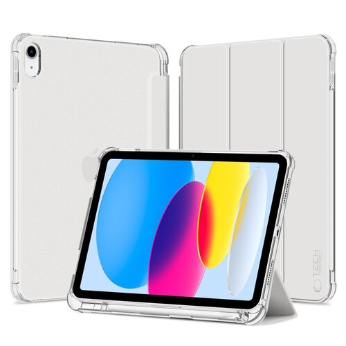Etui na iPad TECH-PROTECT SC Pen Srebrno-przezroczysty