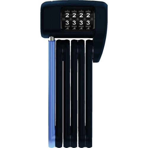 Zapięcie rowerowe ABUS Bordo Lite Mini 6055C/60 Movistar Team Folding Lock Składane Czarno-niebieski