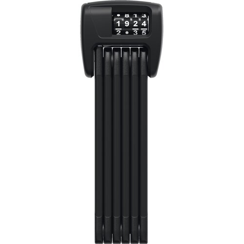 Zapięcie rowerowe ABUS Bordo Combo 6000C-90 LED + SH Folding Lock Składane Czarny