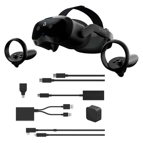 Gogle VR HTC Vive Focus Vision + Zestaw akcesoriów HTC VIVE Wired Streaming Kit