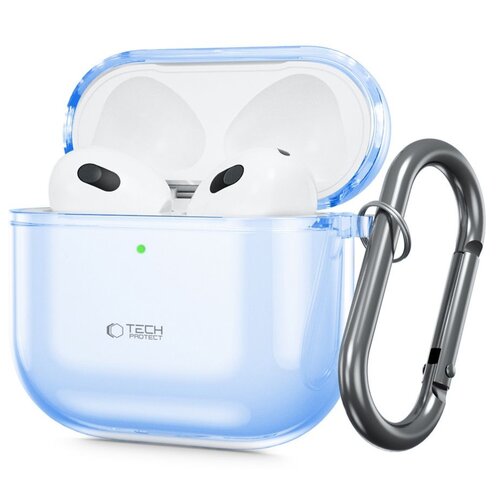 Etui na słuchawki TECH-PROTECT FlexAir do Apple Airpods 4 Niebieski