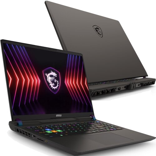 Laptop MSI Vector 16 HX A14VGG-296PL 16" IPS 240Hz i9-14900HX 32GB RAM 1TB SSD GeForce RTX4070 DLSS 3 Windows 11 Home + Karta zniżkowa G2A (2 szt.), Funkcje AI