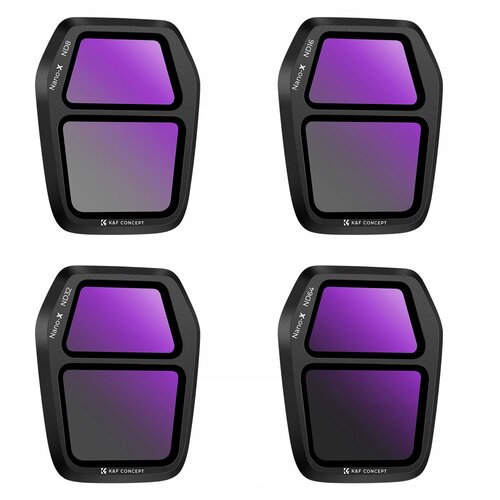 Zestaw filtrów K&F CONCEPT SKU.2339 ND8/ND16/ND32/ND64 do Dji Air 3S