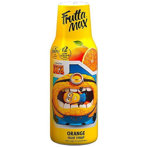 Syrop do saturatorów FRUTTAMAX Pomarańcza Minionki 500 ml
