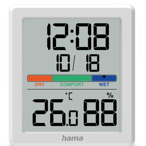 Termometr HAMA Paros Biały