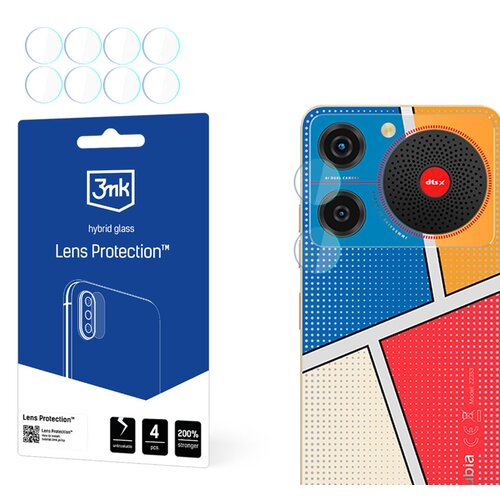 Szkło hybrydowe na obiektyw 3MK Lens Protection do Nubia Music