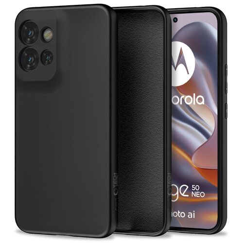 Etui TECH-PROTECT Icon do Motorola Edge 50 Neo Czarny