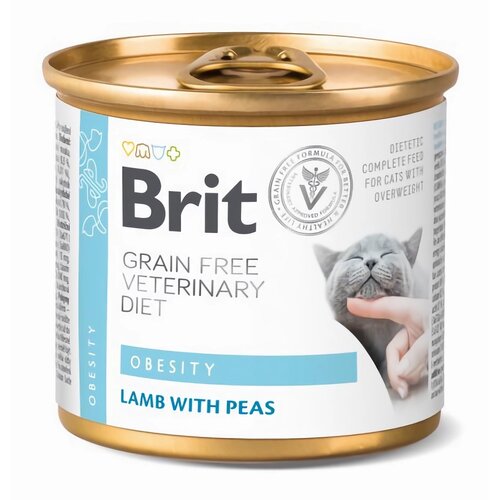 Karma dla kota BRIT Grain Free Veterinary Diets Obesity 200 g