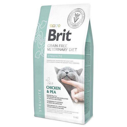 Karma dla kota BRIT Grain Free Veterinary Diets Cat Struvite 5 kg