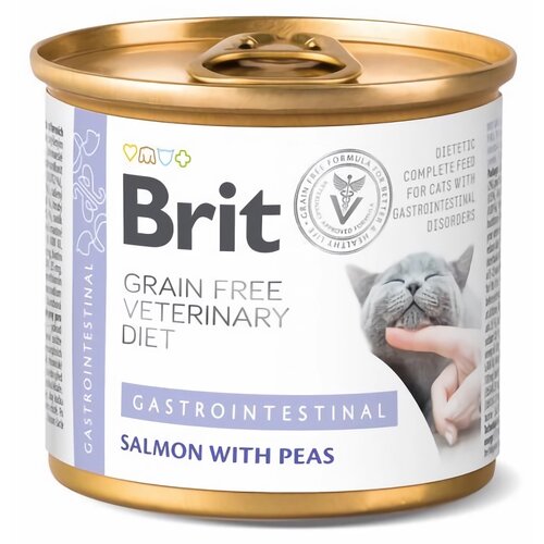 Karma dla kota BRIT Grain Free Veterinary Diets Gastrointestinal 200 g