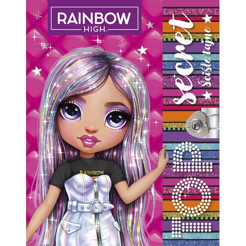 Książka z zadaniami Rainbow High Top Secret Ściśle tajne (twarda okładka)