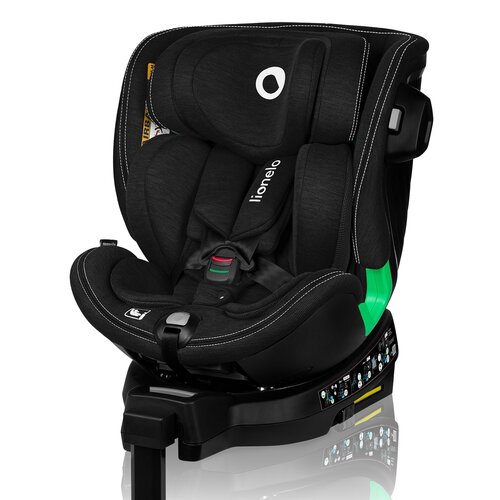 Fotelik samochodowy LIONELO Harmony i-Size (0-36 kg) Czarny