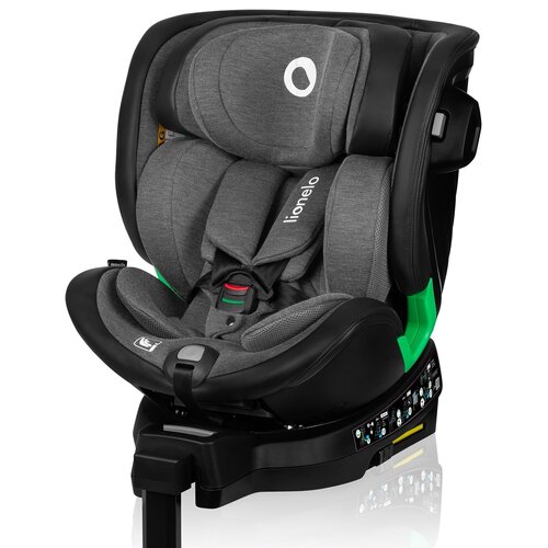 Fotelik samochodowy LIONELO Harmony i-Size (0-36 kg) Grafitowy