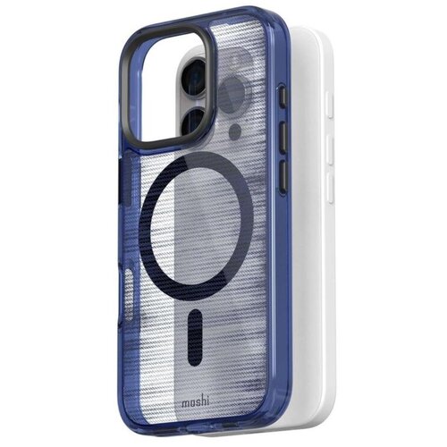 Etui MOSHI iGlaze MagSafe do Apple iPhone 16 Pro Przezroczysto-fioletowy