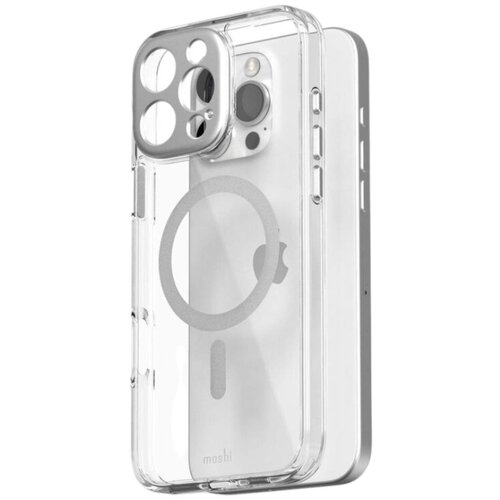 Etui MOSHI iGlaze MagSafe do Apple iPhone 16 Pro Max Przezroczysto-srebrny