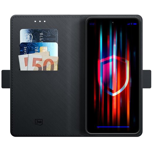 Etui 3MK Wallet Case do Xiaomi Poco C75 Czarny