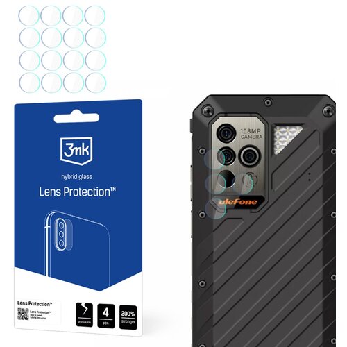 Szkło hybrydowe na obiektyw 3MK Lens Protection do Ulefone Power Armor 18/18T/18 Ultra