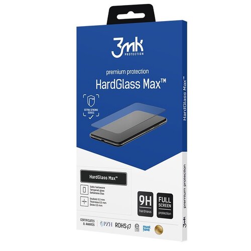Szkło hartowane 3MK HardGlass Max do Apple iPhone 16e