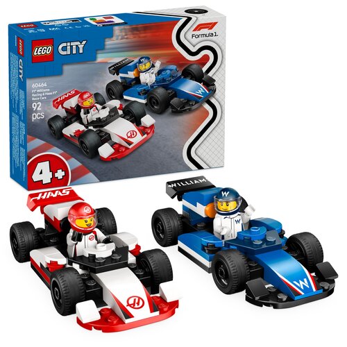 LEGO 60464 City F1 Bolidy Williams Racing i Haas F1