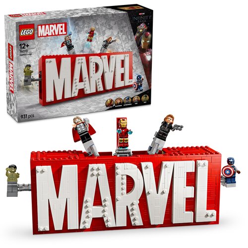 LEGO 76313 Marvel Logo MARVEL z minifigurkami