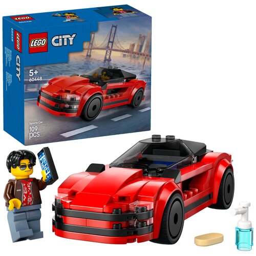 LEGO 60448 City Czerwony samochód sportowy