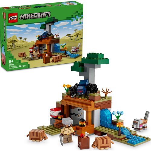 LEGO 21269 Minecraft Wyprawa do pancernikowej kopalni