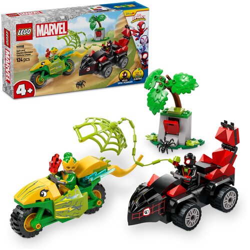 LEGO 11198 Marvel Spider-Man Pościg Spina za Electro w dinopojeździe
