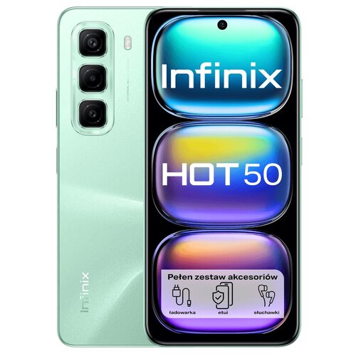 Smartfon INFINIX Hot 50 8/128GB 6.78" 120Hz Zielony