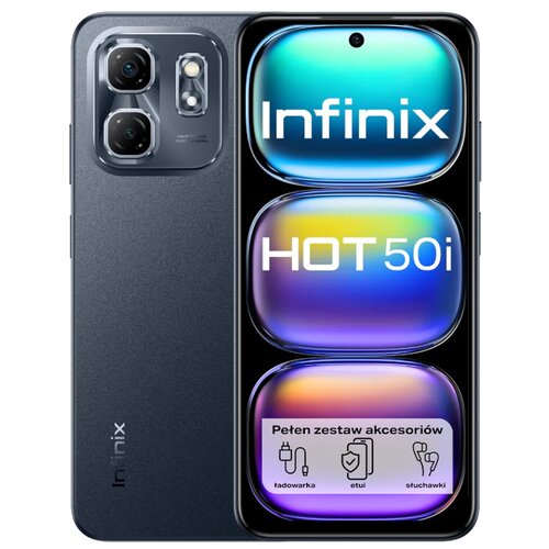 Smartfon INFINIX Hot 50i 4/128GB 6.7" 120Hz Czarny